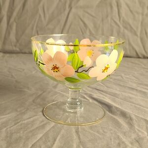 FRANCISCAN  DESERT ROSE  Stemmed Champagne Or Desert Glass